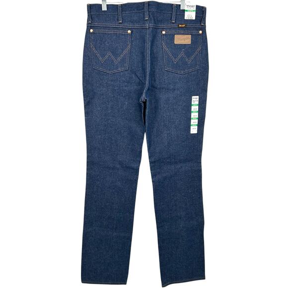 NWT Vintage 80s 90s‎ Wrangler slim fit cowboy cut 936DEN raw denim jeans  34x36